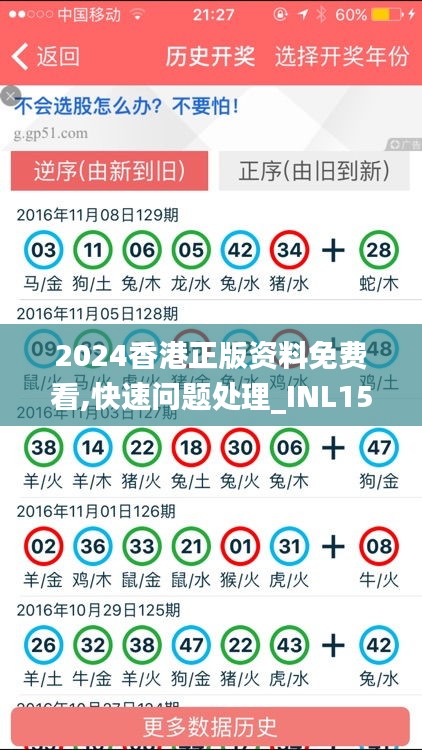 2024香港正版资料免费看,快速问题处理_INL15.61