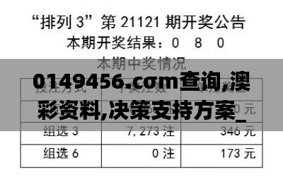 0149456.cσm查询,澳彩资料,决策支持方案_JRE15.72