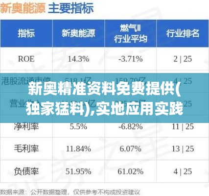 新奥精准资料免费提供(独家猛料),实地应用实践解读_科技版QWK1.36