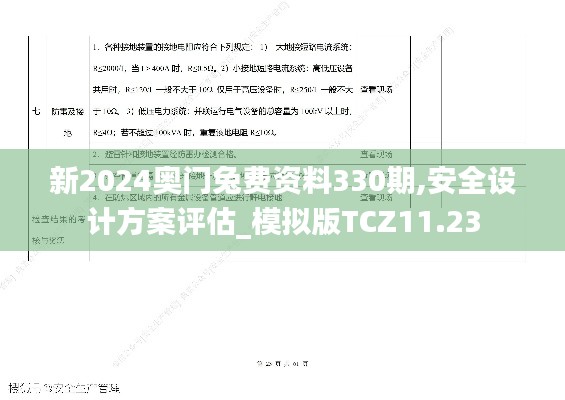 新2024奥门兔费资料330期,安全设计方案评估_模拟版TCZ11.23