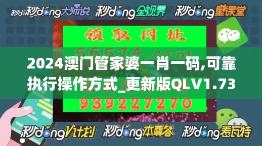 2024澳门管家婆一肖一码,可靠执行操作方式_更新版QLV1.73