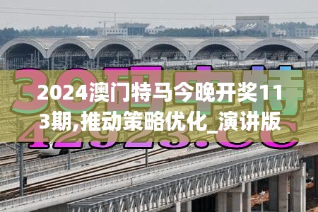 2024澳门特马今晚开奖113期,推动策略优化_演讲版OGT1.71