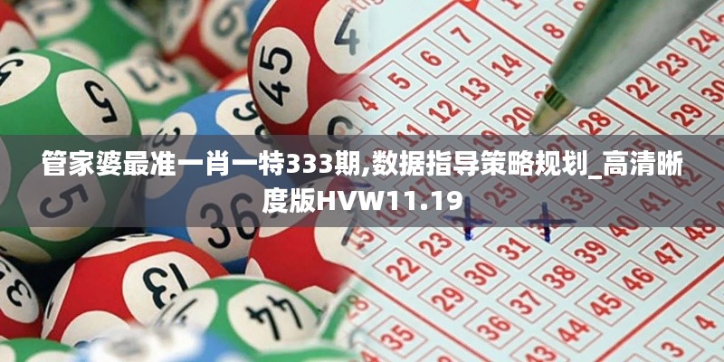 管家婆最准一肖一特333期,数据指导策略规划_高清晰度版HVW11.19