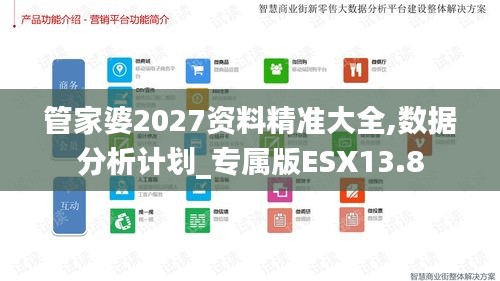 管家婆2027资料精准大全,数据分析计划_专属版ESX13.8