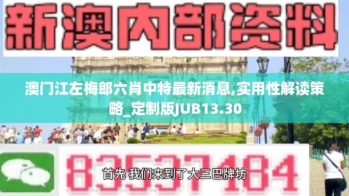 澳门江左梅郎六肖中特最新消息,实用性解读策略_定制版JUB13.30