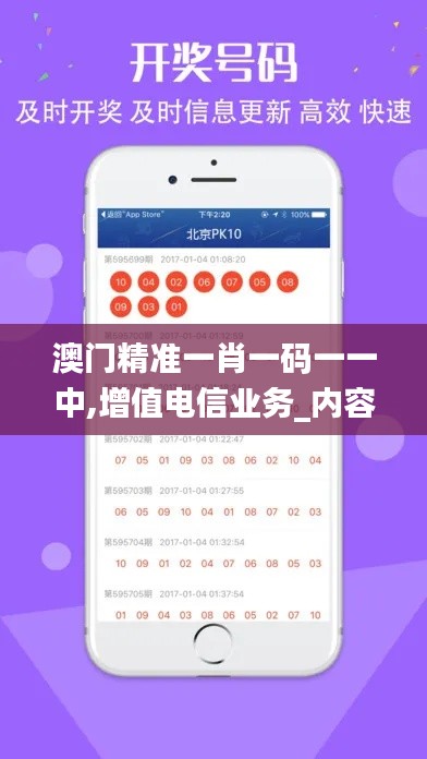 澳门精准一肖一码一一中,增值电信业务_内容创作版QMZ13.5