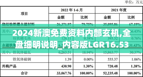 2024新澳免费资料内部玄机,全盘细明说明_内容版LGR16.53