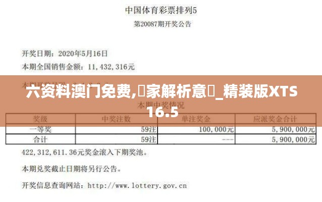 六资料澳门免费,專家解析意見_精装版XTS16.5