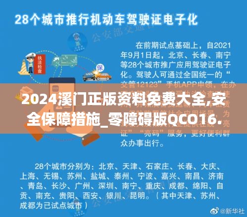 2024溪门正版资料免费大全,安全保障措施_零障碍版QCO16.22