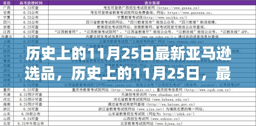 历史上的11月25日，最新亚马逊选品洞察与策略揭秘