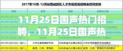 11月25日国声热门招聘日，学习变化，拥抱自信，启航美好职业未来