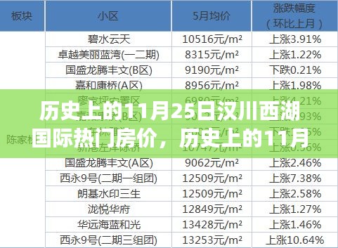 历史上的11月25日汉川西湖国际房价变迁背后的励志故事与自信闪耀时刻