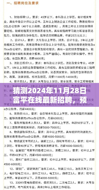 富平在线招聘动态解析及未来趋势预测，聚焦2024年11月28日