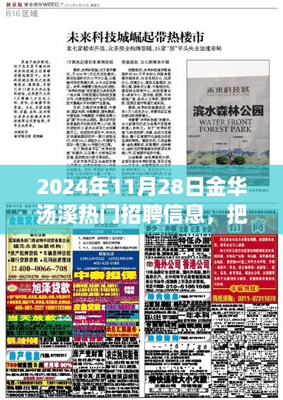 把握未来，自我重塑奇迹，2024年金华汤溪热门招聘信息启航之旅