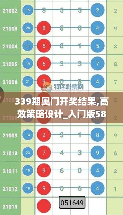 339期奥门开奖结果,高效策略设计_入门版58.781-7