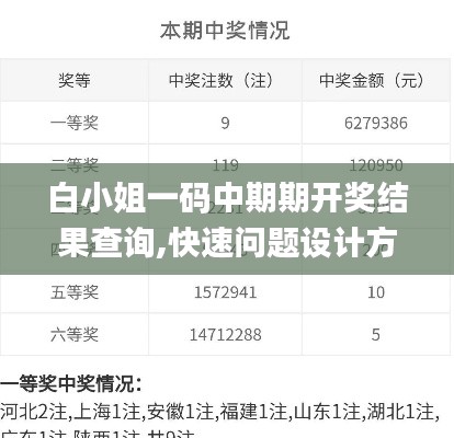 白小姐一码中期期开奖结果查询,快速问题设计方案_钻石版140.750