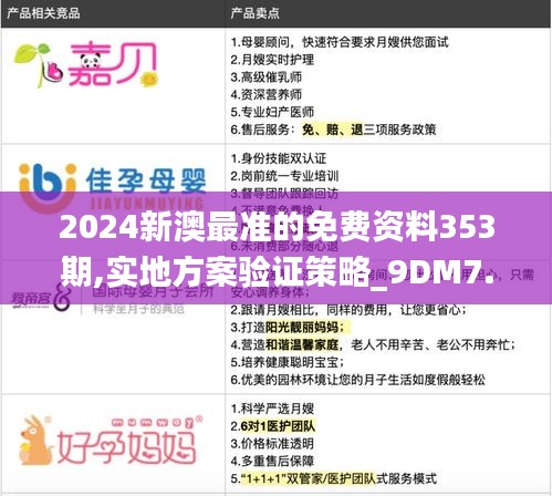 2024新澳最准的免费资料353期,实地方案验证策略_9DM7.813