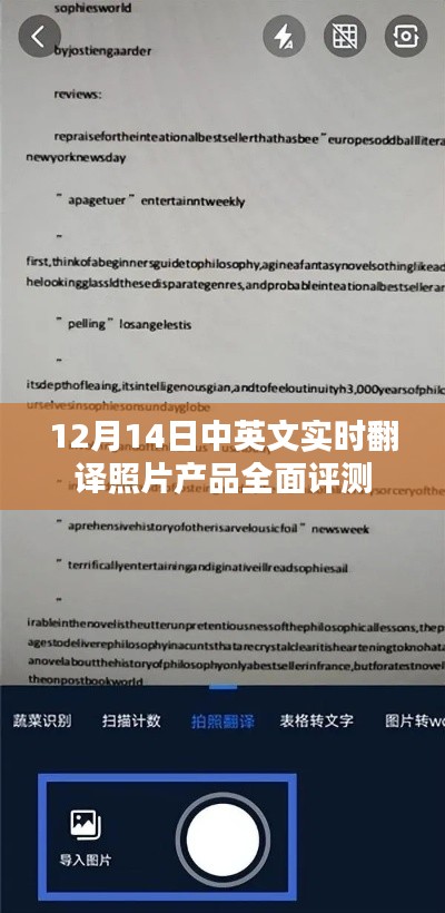 12月14日实时翻译照片产品全面评测，中英文深度解析