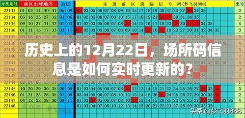 场所码实时更新历程，历史上的12月22日如何记录数据变迁？