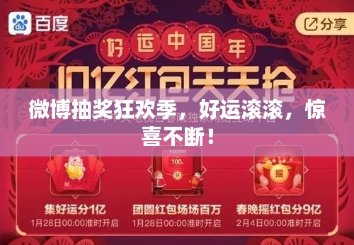 微博抽奖狂欢季，好运滚滚，惊喜不断！