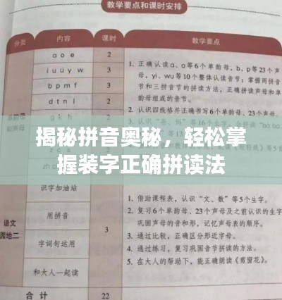 揭秘拼音奥秘，轻松掌握装字正确拼读法