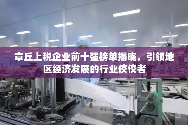 章丘上税企业前十强榜单揭晓，引领地区经济发展的行业佼佼者