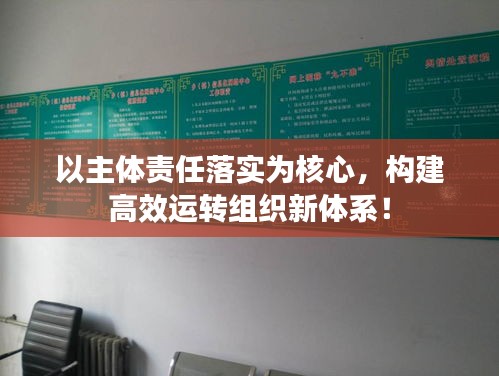 以主体责任落实为核心，构建高效运转组织新体系！